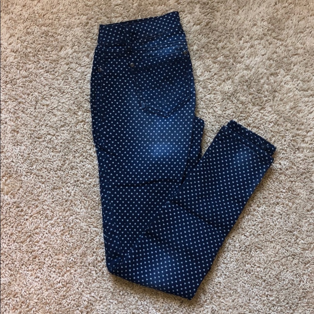 Denim Heart Jeggings